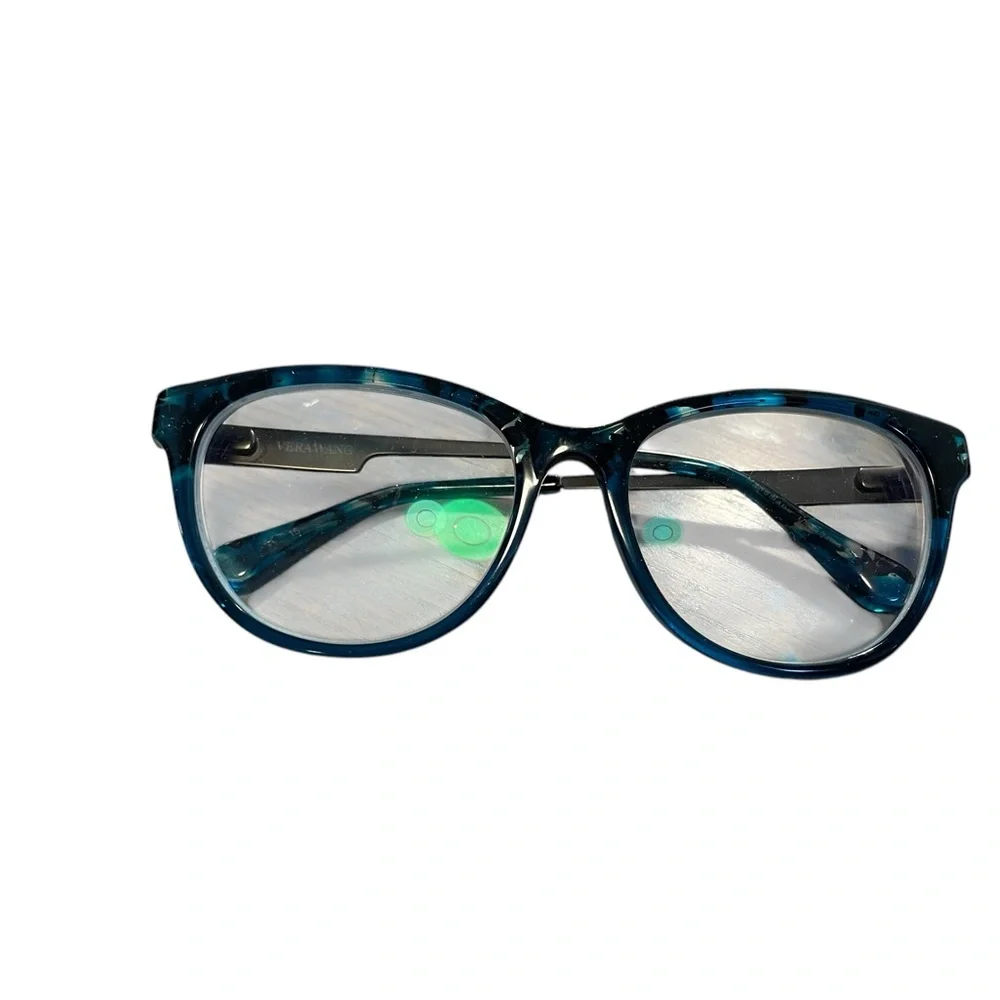 Vera Wang Stylish Blue Cat-Eye Glasses - Picture 2 of 9